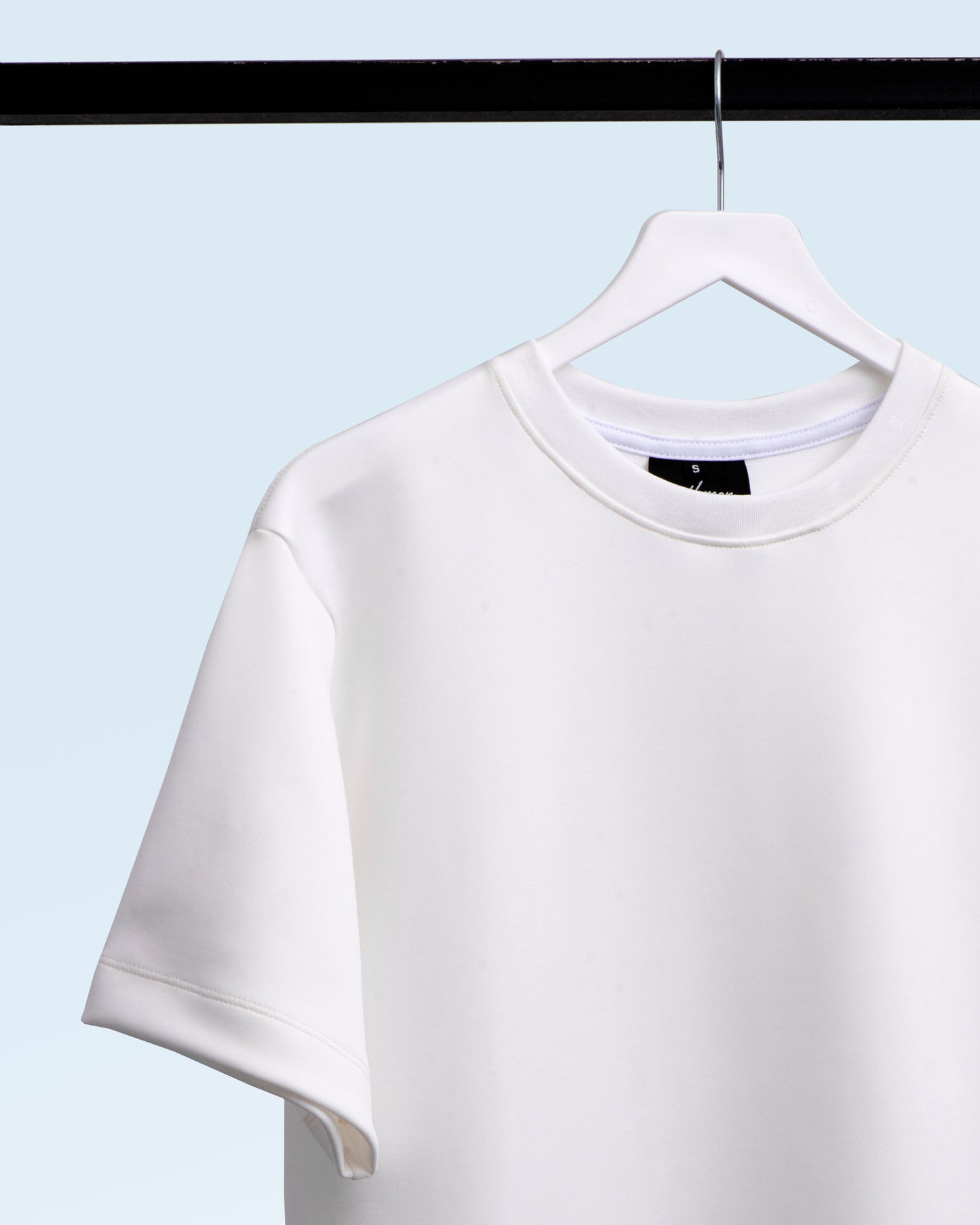 CAMISETA OVERSIZE TACTO SUAVE ANTI ARRUGAS COLOR BLANCO HUESO