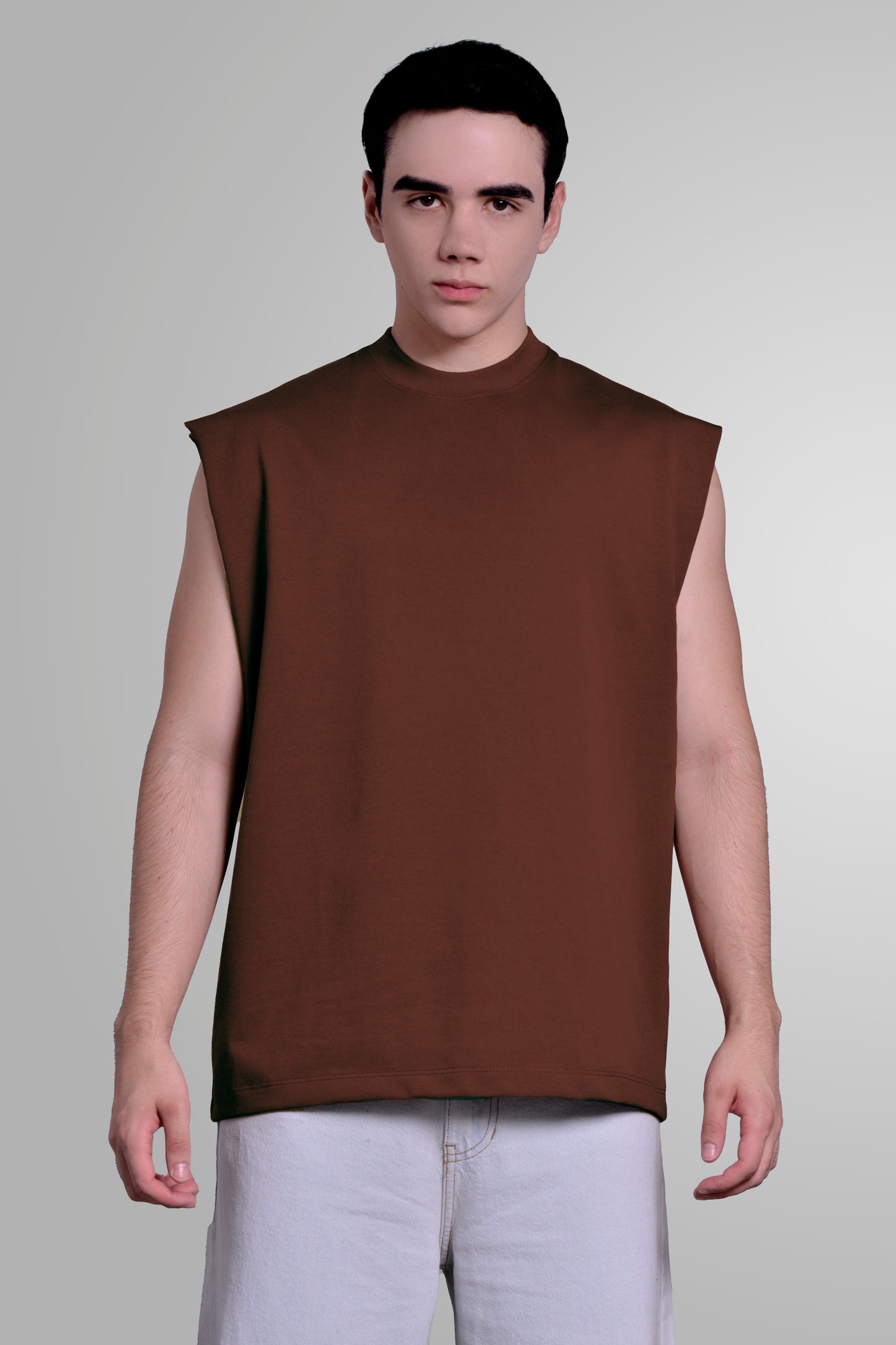 CAMISILLA TANK CHOCOLATE ROBOT