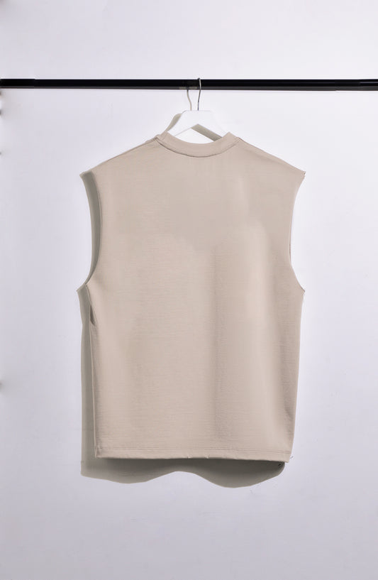 CAMISILLA TANK BEIGE BASICO
