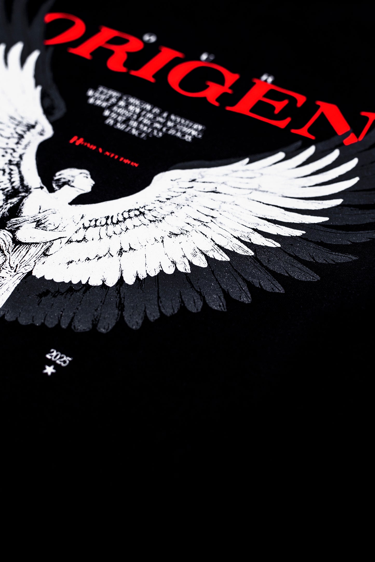 CAMISETA OVERSIZE NEGRA ORIGEN