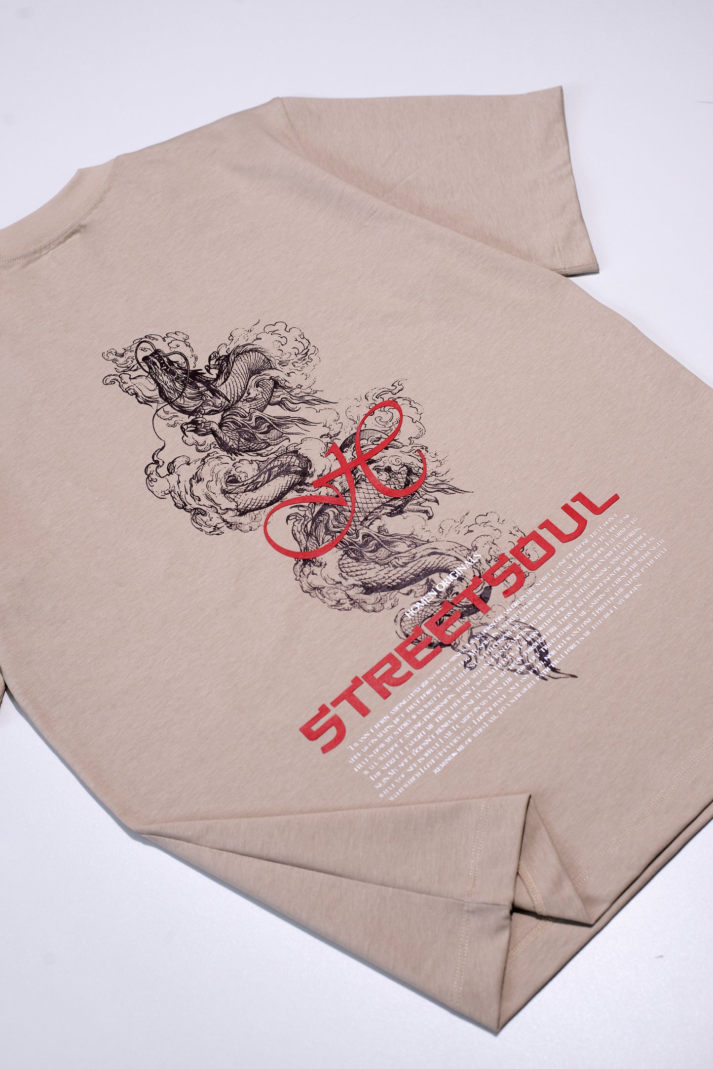 CAMISETA OVERSIZE BEIGE STREETSOUL