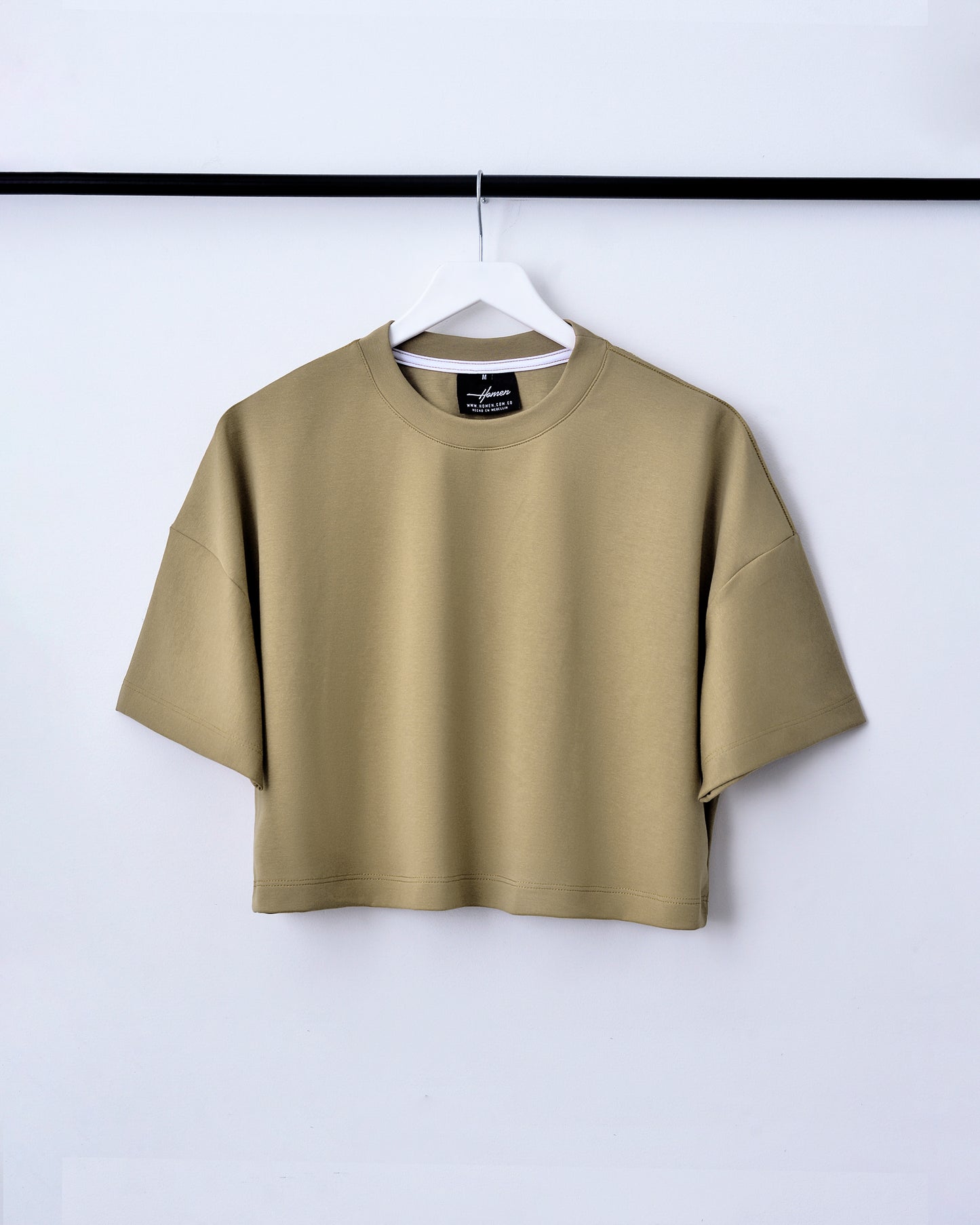 CROP TOPS DAMA CAQUI