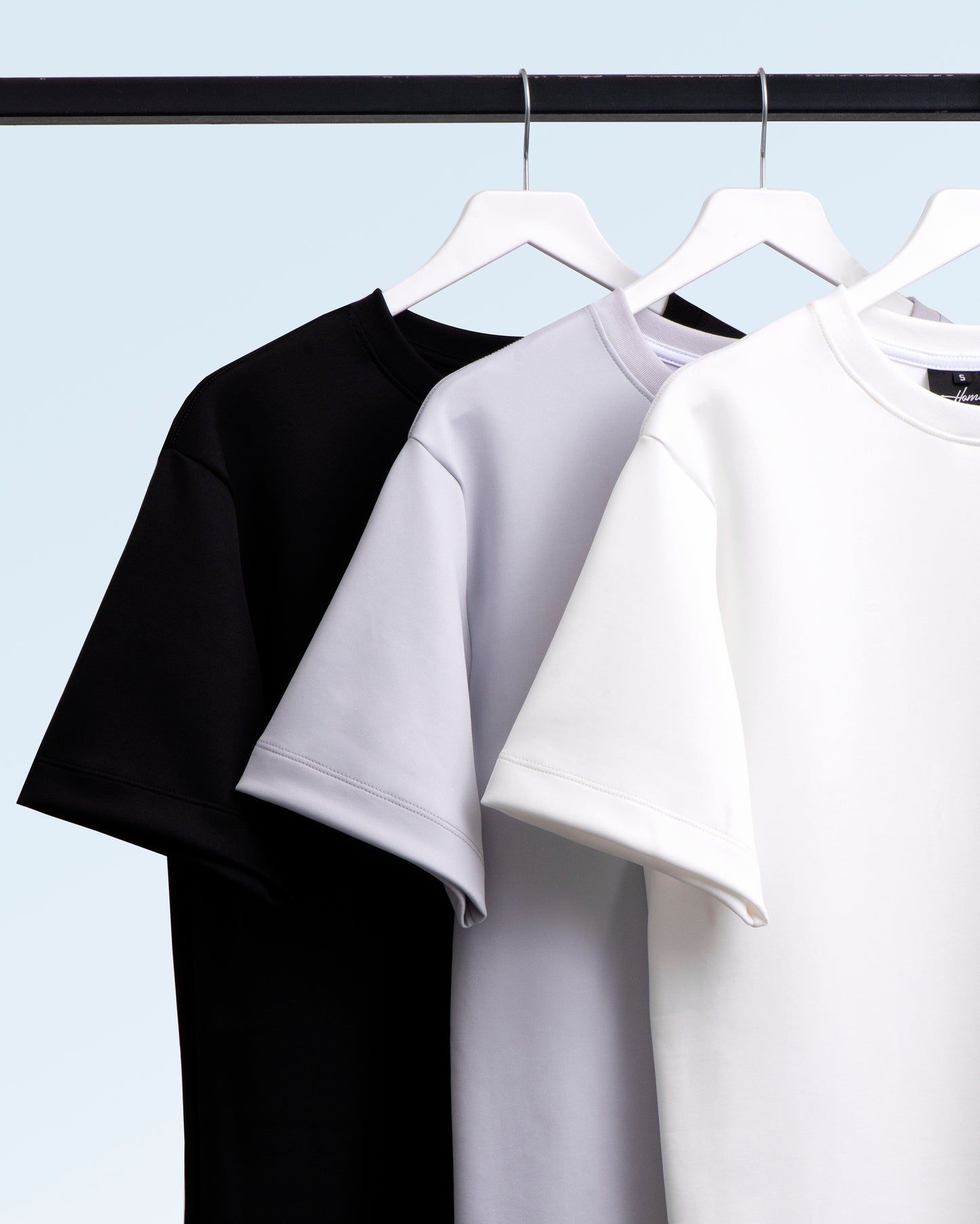 CAMISETA OVERSIZE TACTO SUAVE ANTI ARRUGAS COLOR NEGRO