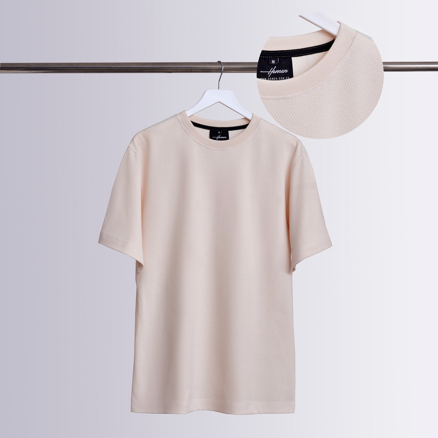 CAMISETA OVERSIZE TEXTURIZADA ARENA