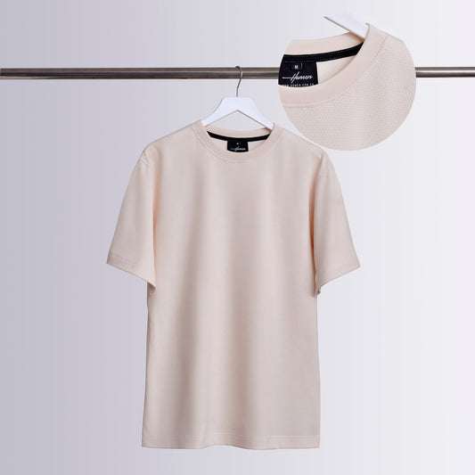 CAMISETA OVERSIZE TEXTURIZADA ARENA