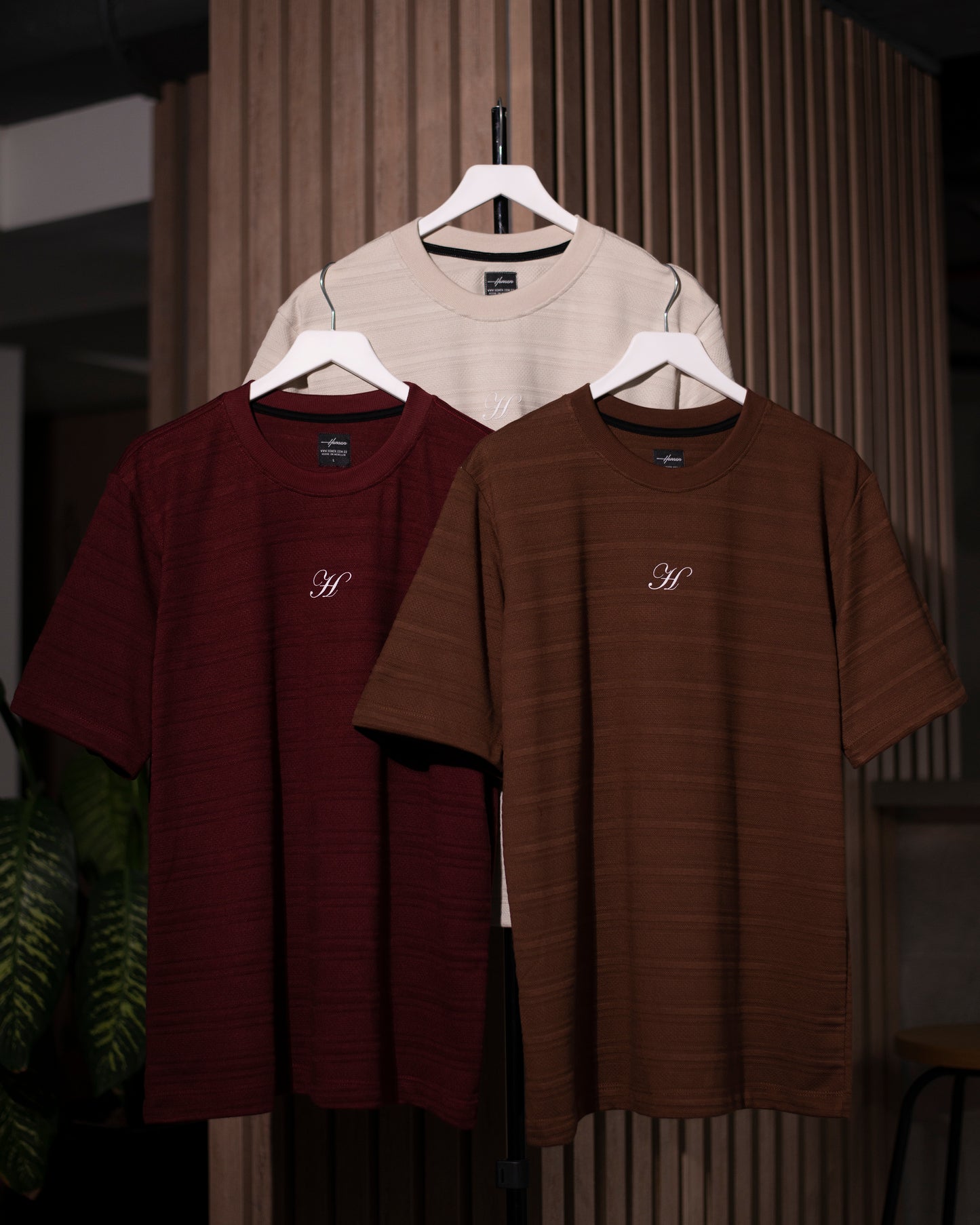 CAMISETA OVERSIZE TEXTURA NATIVA VINO TINTO