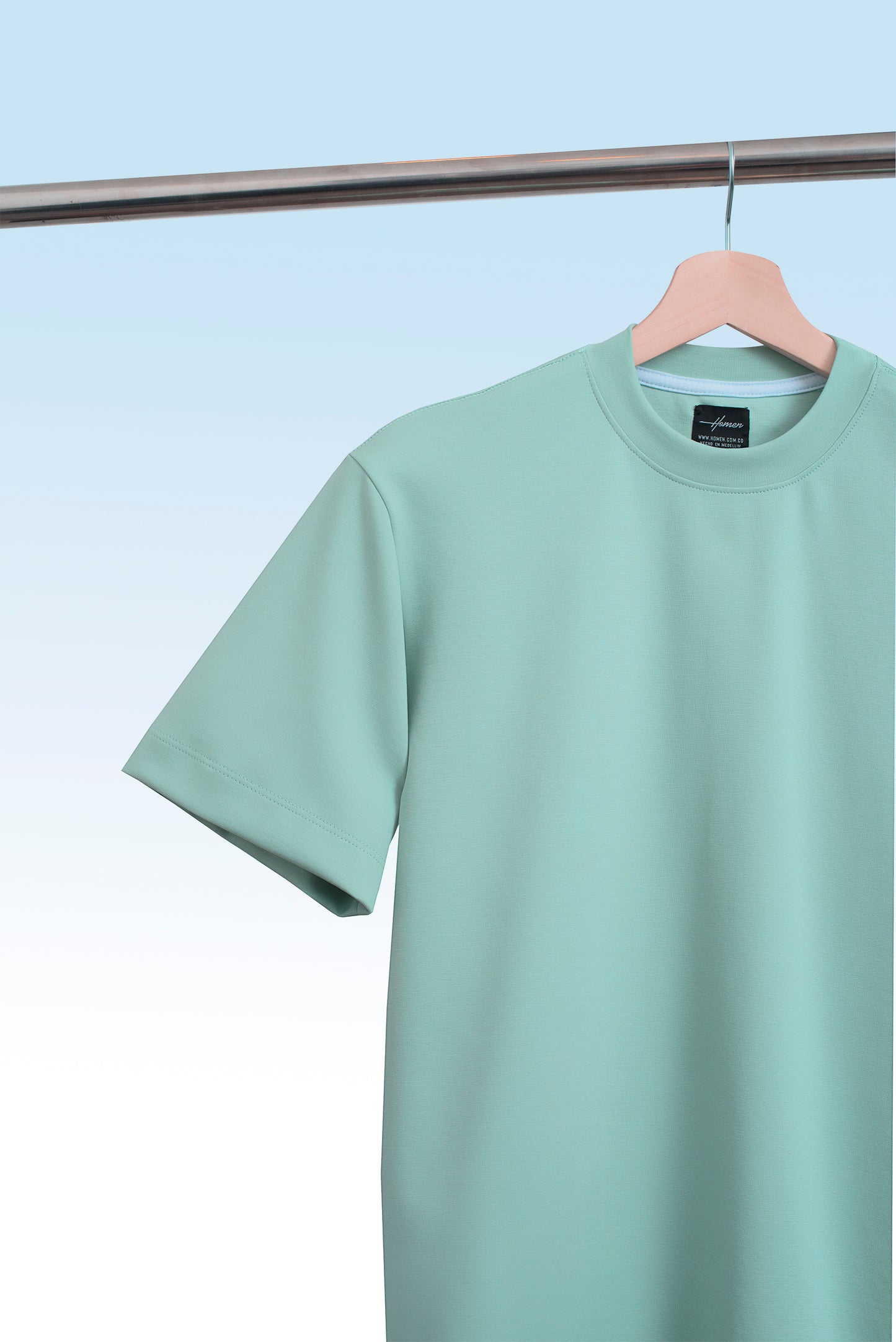CAMISETA OVERSIZE ULTRA PREMIUM VERDE AGUA
