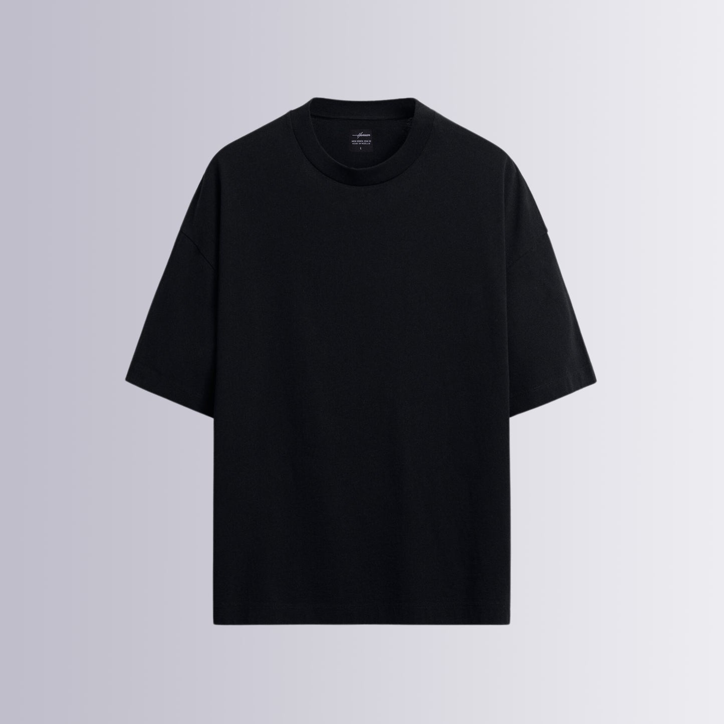 CAMISETA OVERSIZE NEGRA POWERFUL