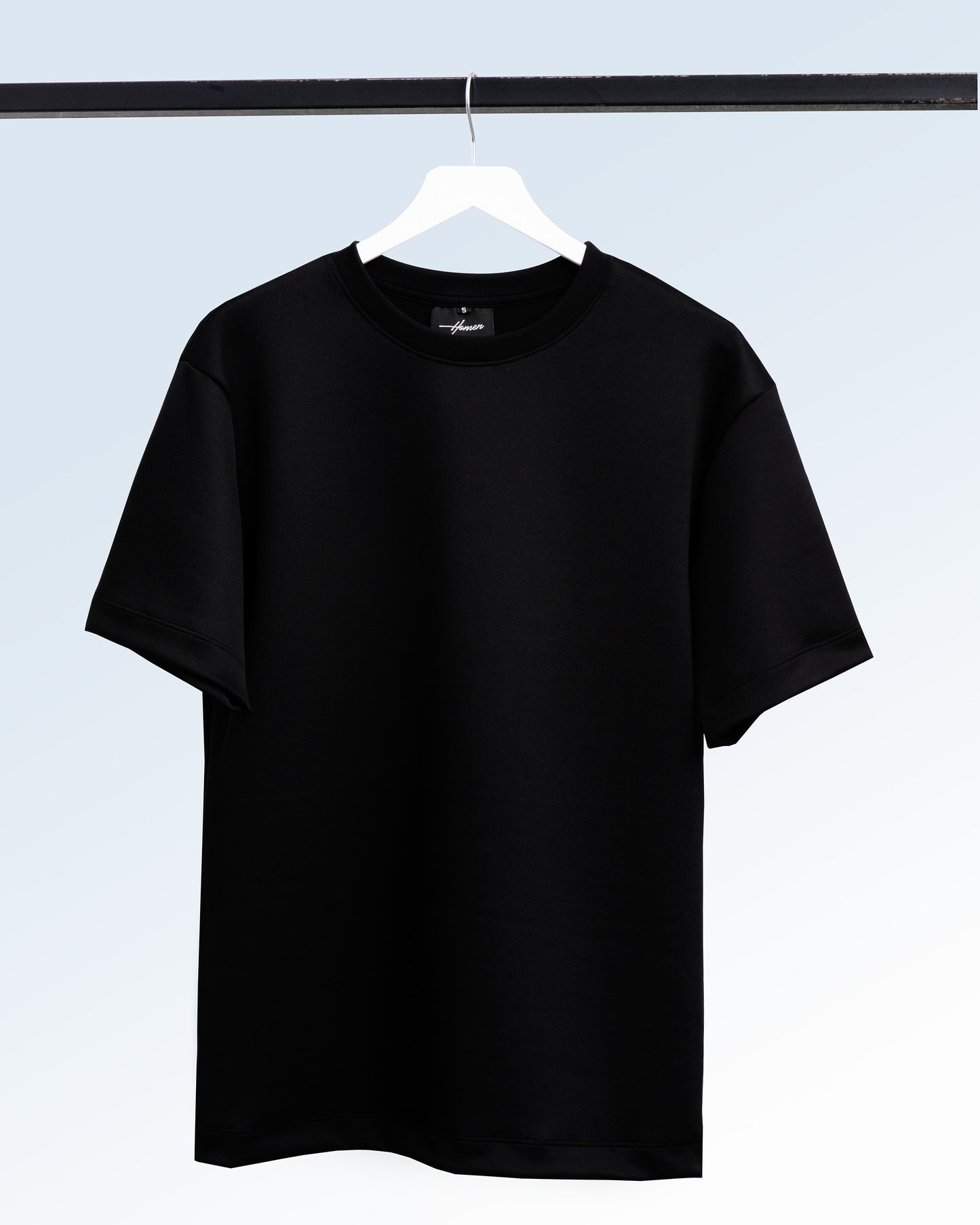 CAMISETA OVERSIZE TACTO SUAVE ANTI ARRUGAS COLOR NEGRO