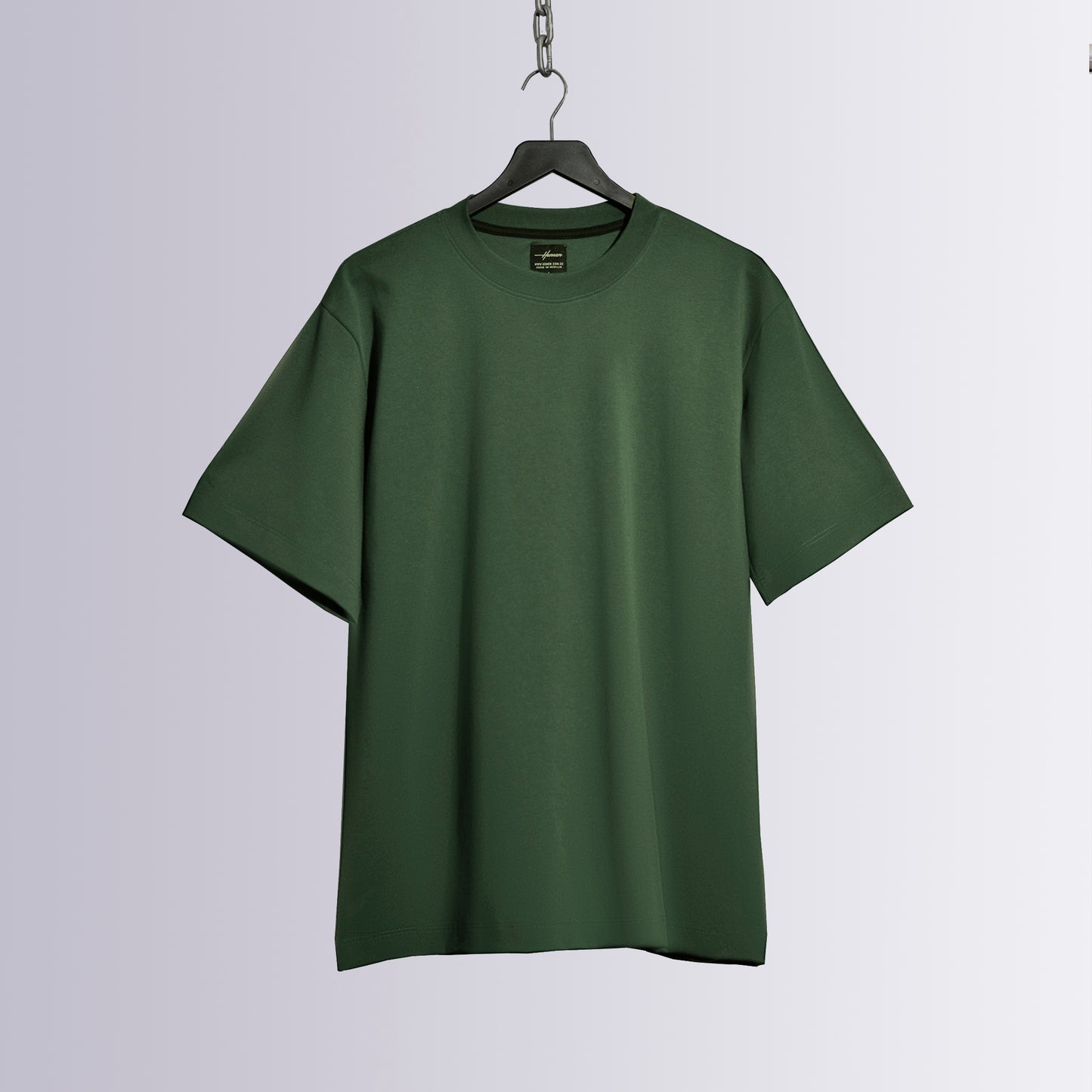 CAMISETA OVERSIZE ULTRA PREMIUM VERDE MILITAR