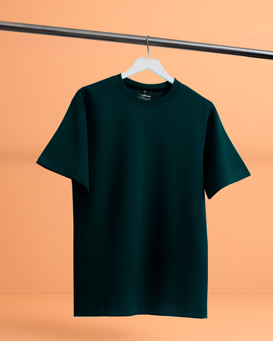 CAMISETA OVERSIZE ULTRA PREMIUM VERDE BOTELLA