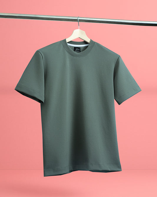 CAMISETA OVERSIZE ULTRA PREMIUM VERDE PINO