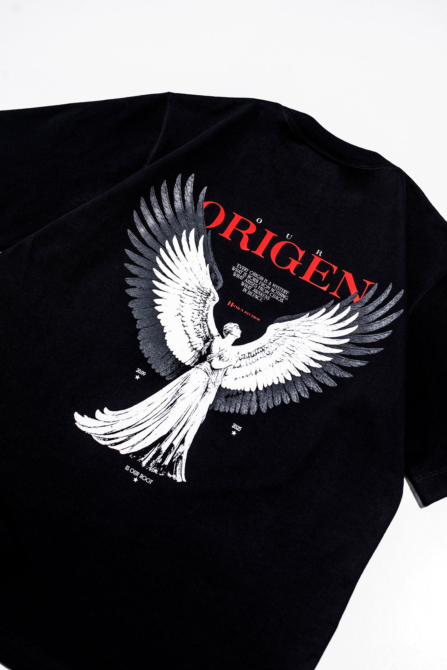 CAMISETA OVERSIZE NEGRA ORIGEN