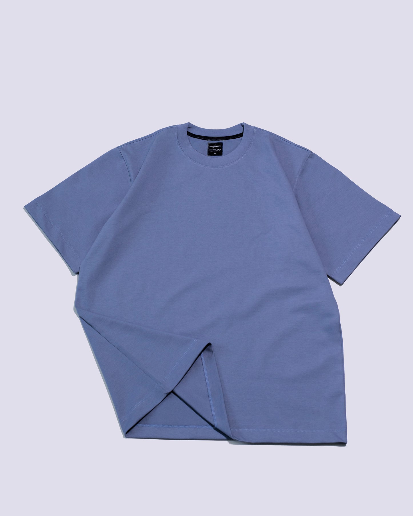 CAMISETA OVERSIZE AZUL PETROLEO