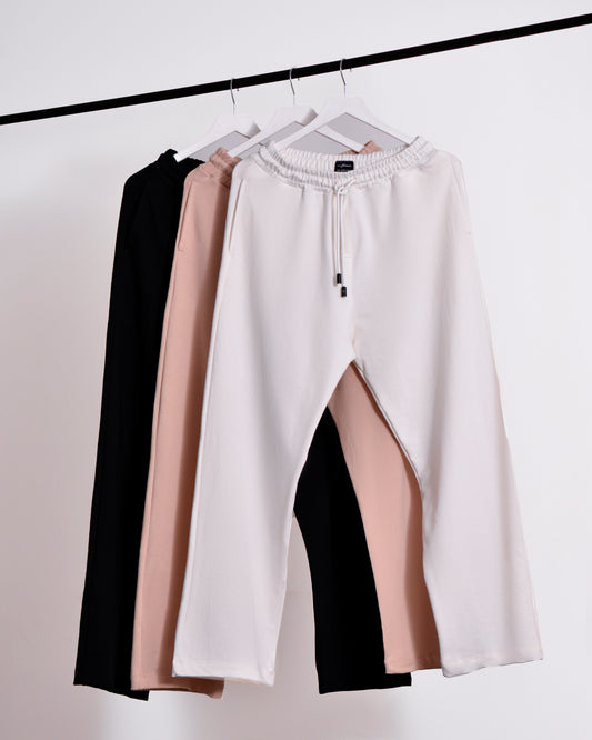 SUDADERA ALGODÓN COLOR BLANCO HUESO