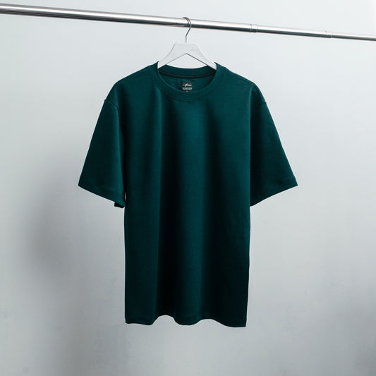 CAMISETA OVERSIZE ULTRA PREMIUM VERDE BOTELLA