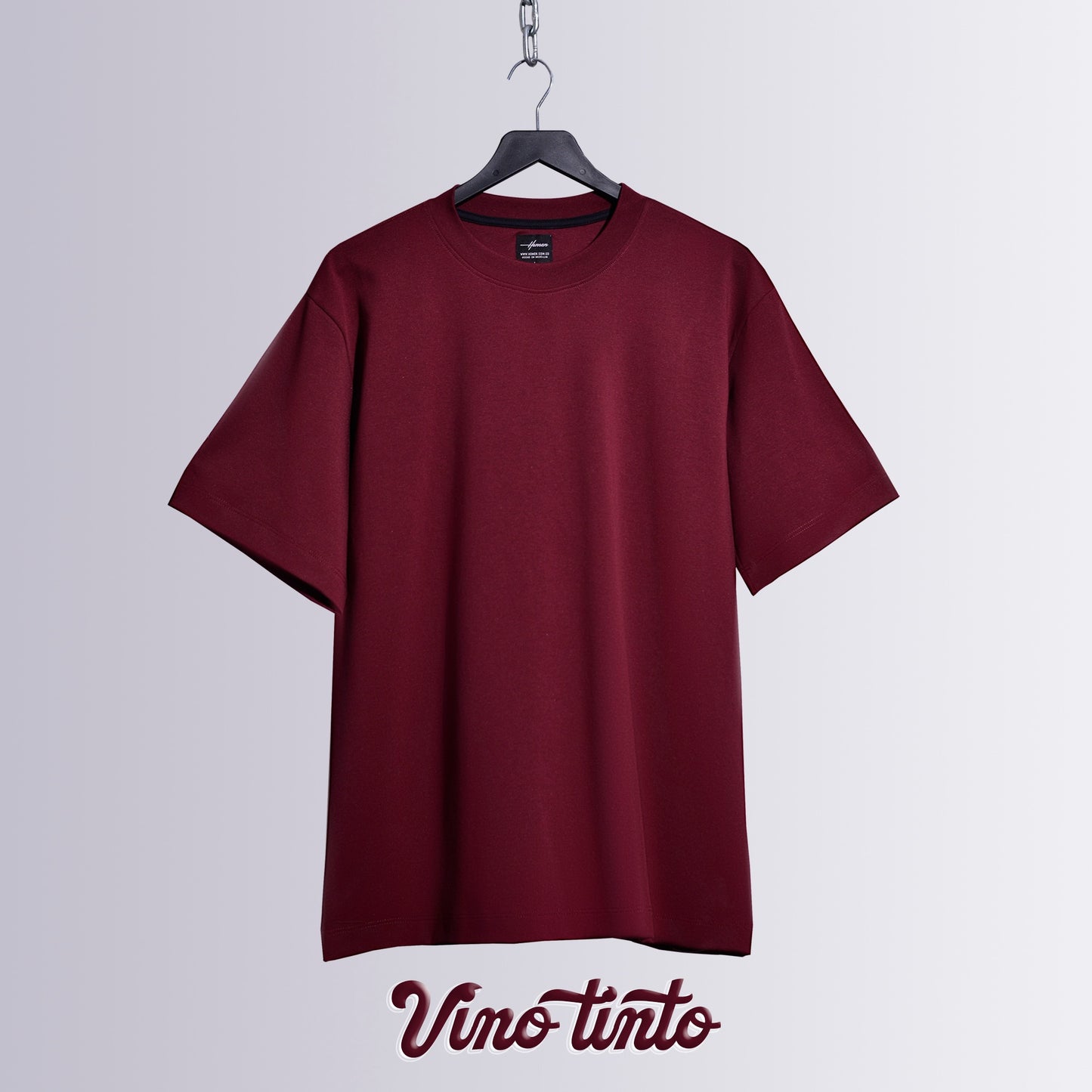 CAMISETA OVERSIZE ULTRA PREMIUM VINOTINTO