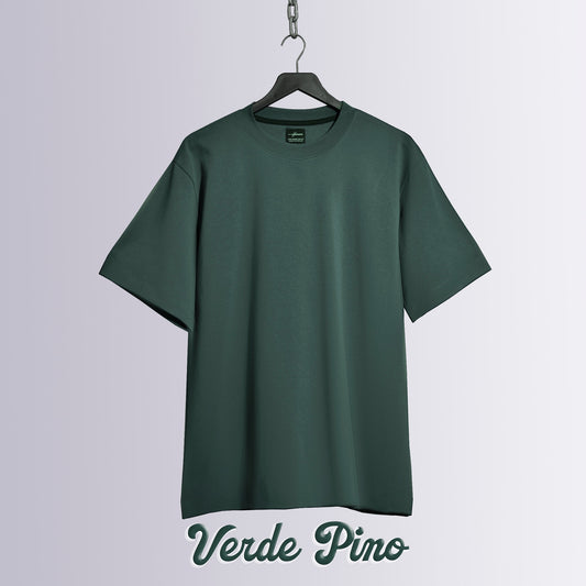 CAMISETA OVERSIZE ULTRA PREMIUM VERDE PINO