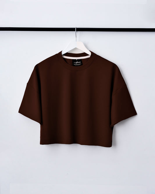 CROP TOPS DAMA CHOCOLATE
