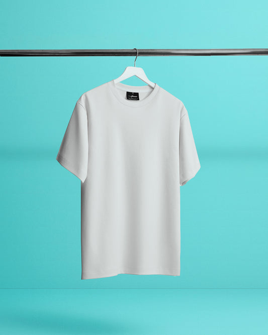 CAMISETA OVERSIZE ULTRA PREMIUM BLANCO HUESO