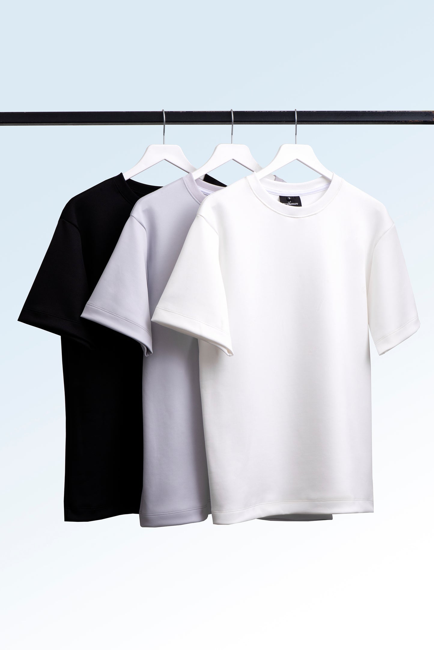 CAMISETA OVERSIZE TACTO SUAVE ANTI ARRUGAS COLOR BLANCO HUESO