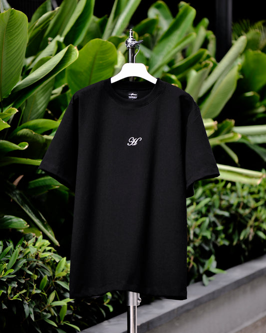 CAMISETA TEXTURIZADA MARMOL NEGRO