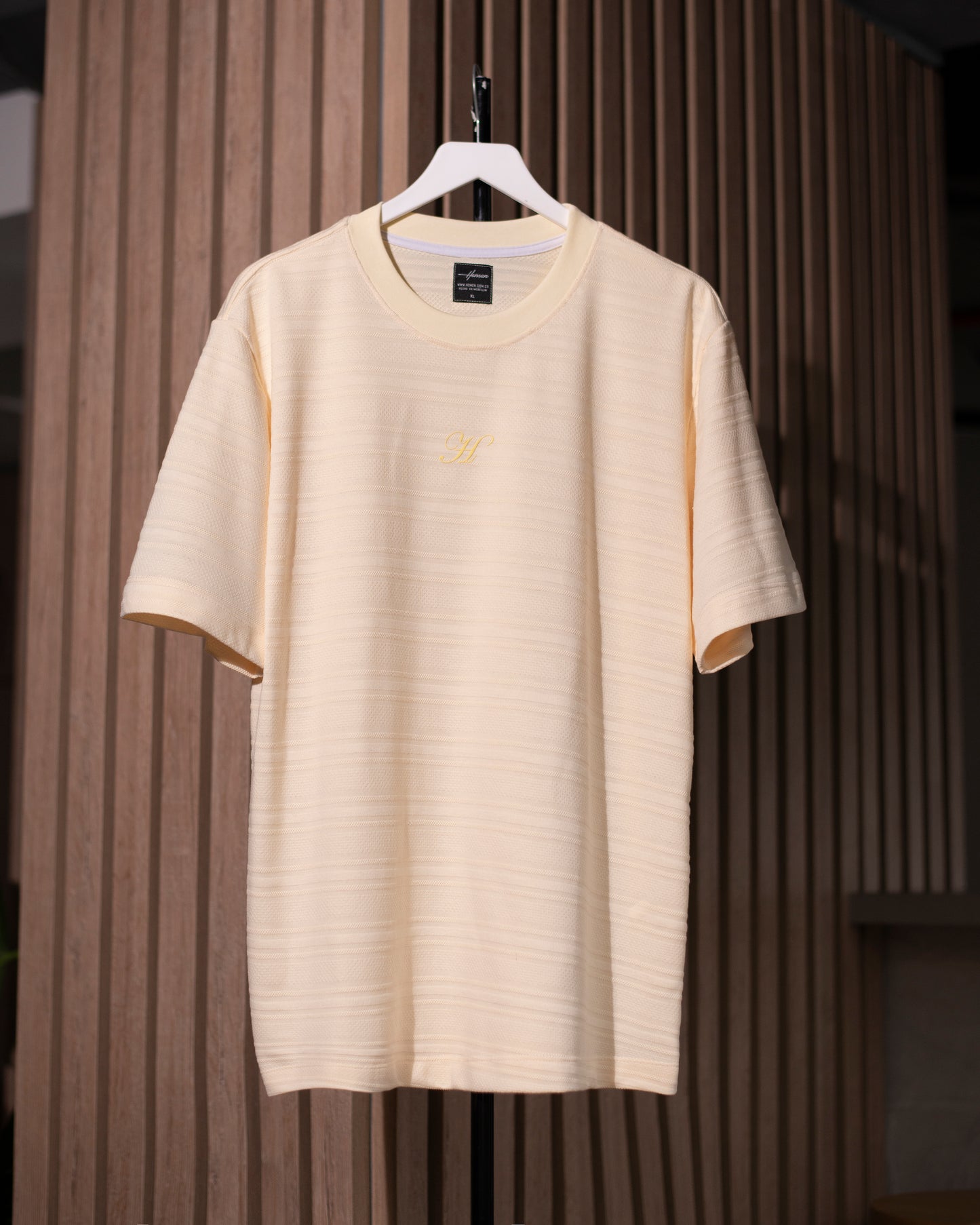 CAMISETA OVERSIZE TEXTURA NATIVA BANANA