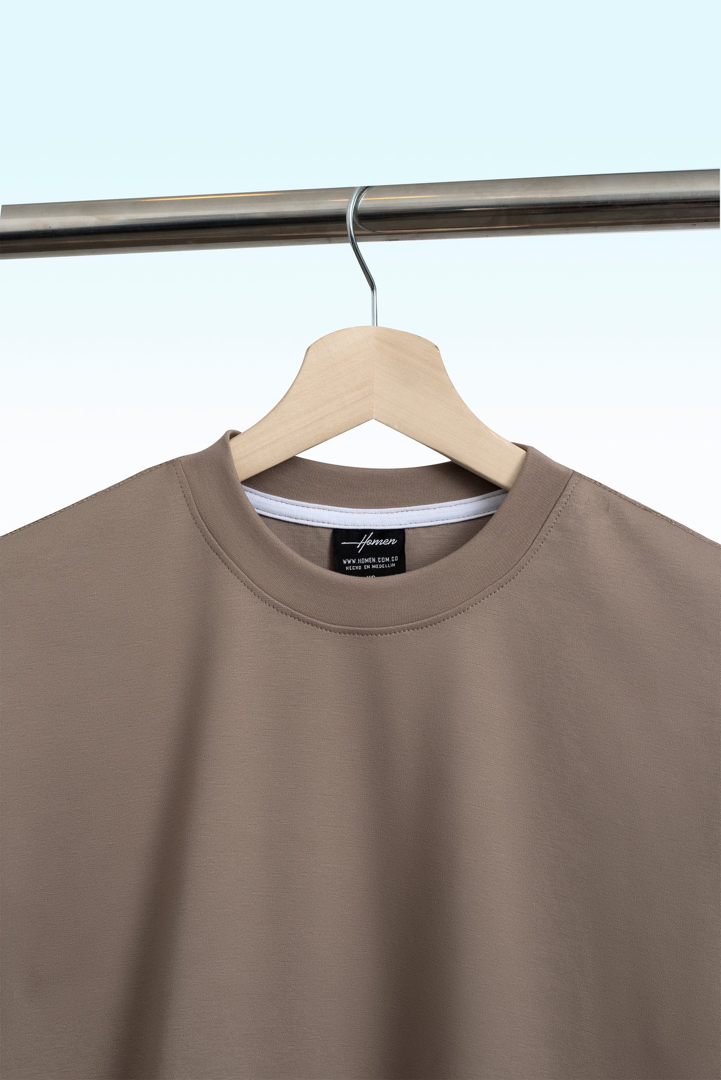 CAMISETA OVERSIZE ULTRA PREMIUM COCOA OSCURO