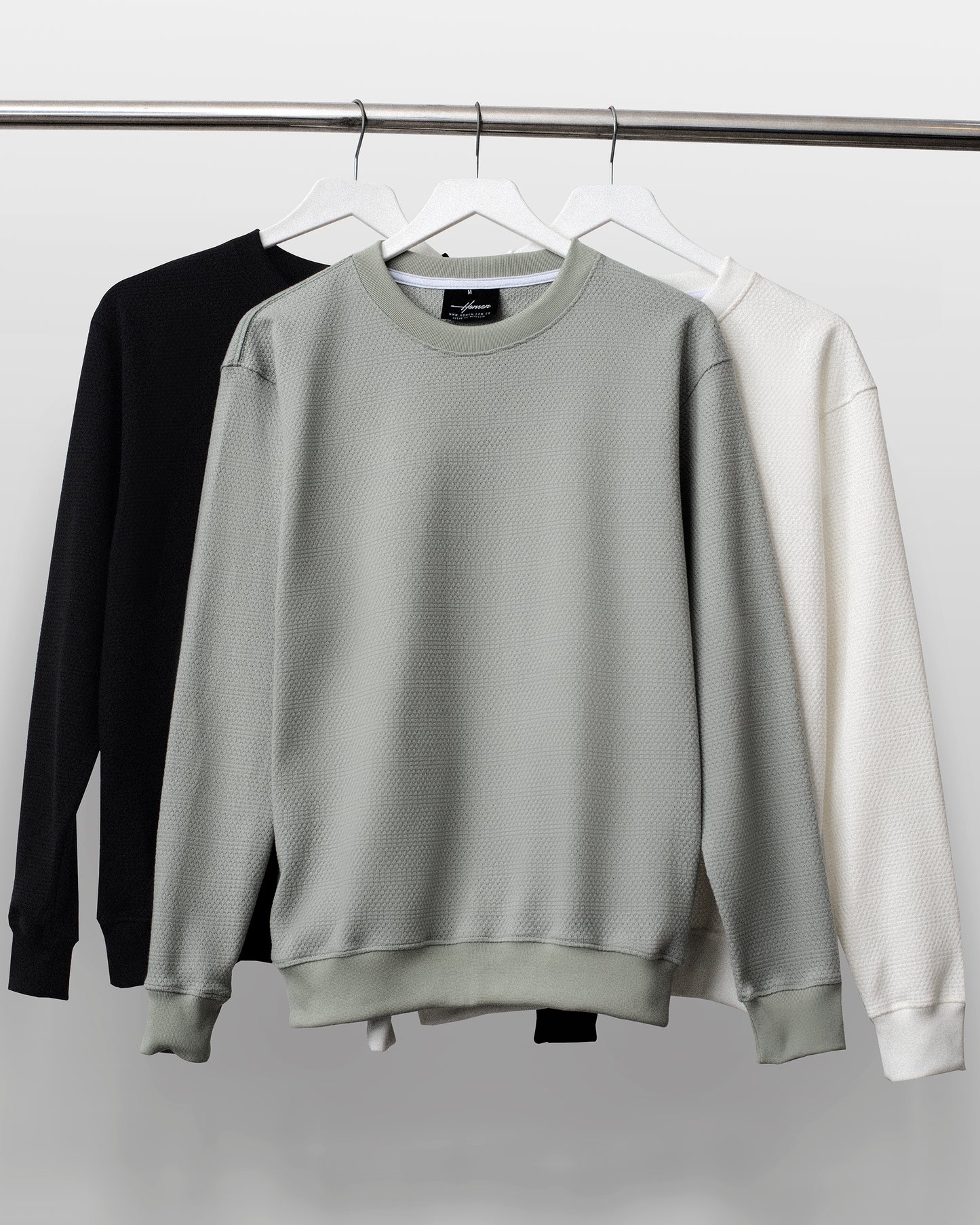 CAMIBUSO TEXTURIZADO COLOR VERDE SECO