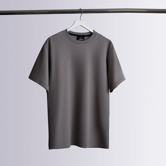 CAMISETA OVERSIZE ULTRA PREMIUM GRIS OSCURO