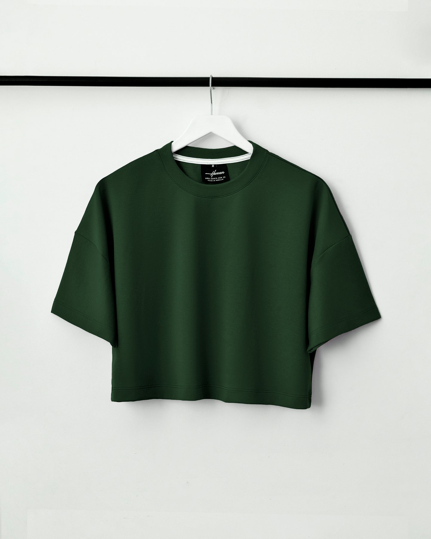 CROP TOPS DAMA VERDE MILITAR