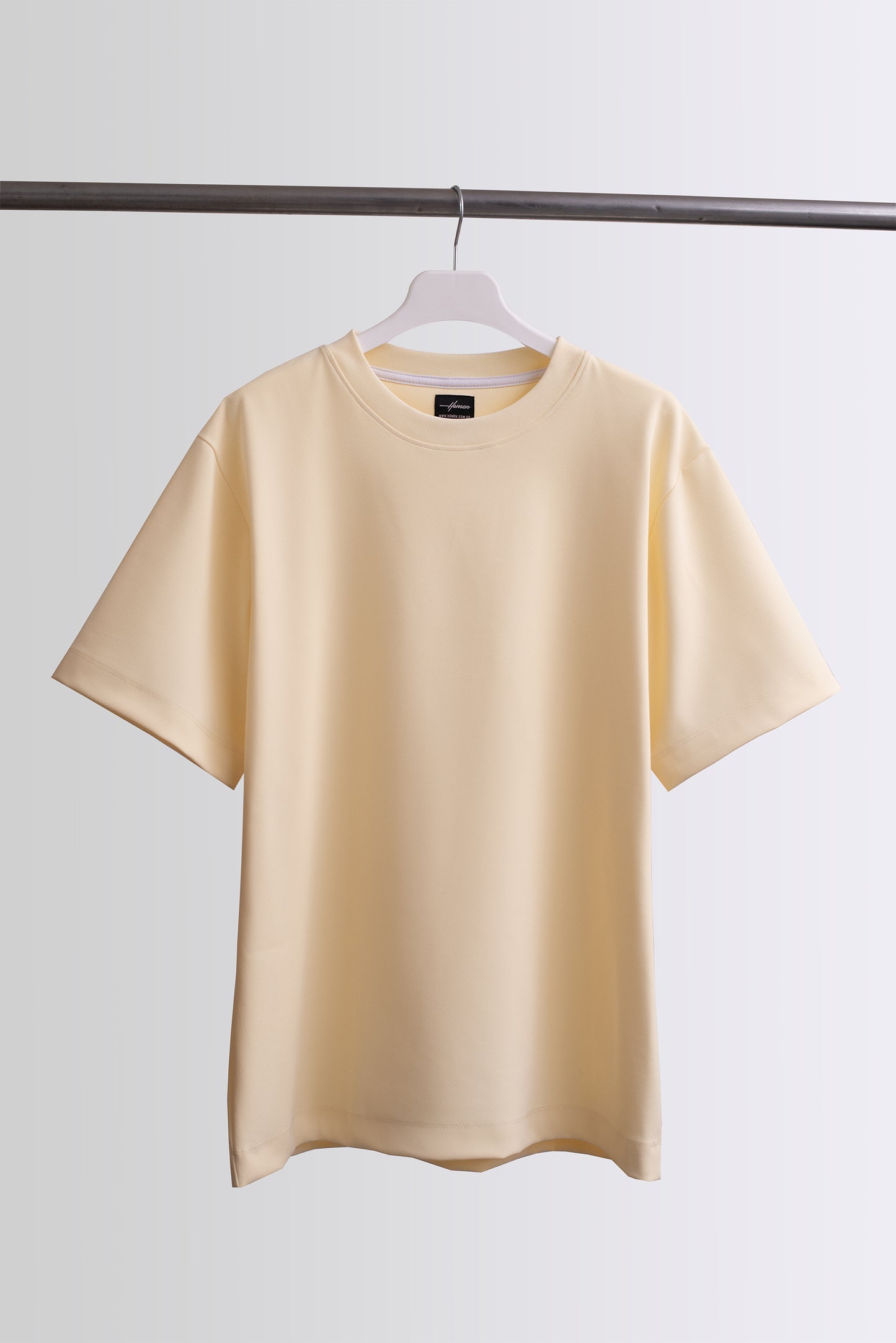 CAMISETAS OVERSIZE CON MINITEXTURA BANANA