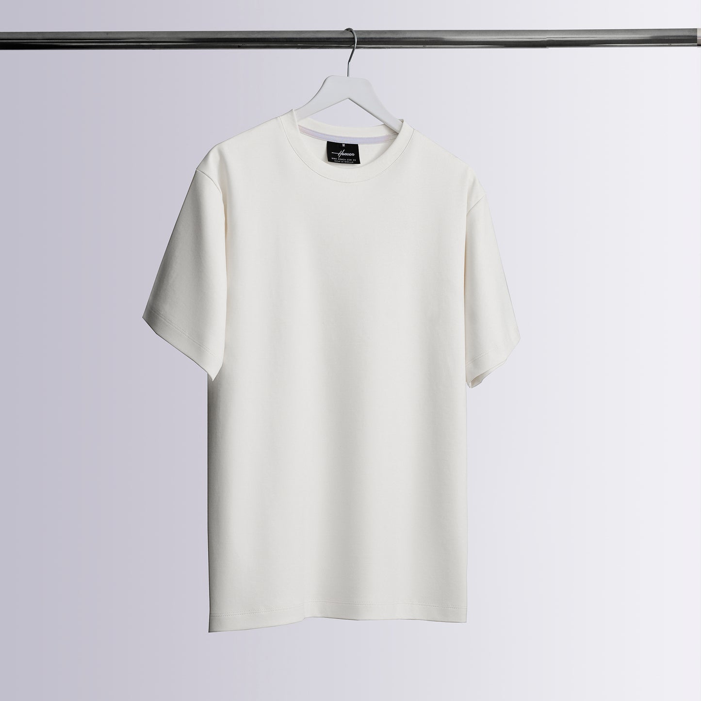 CAMISETA OVERSIZE ULTRA PREMIUM BLANCO HUESO