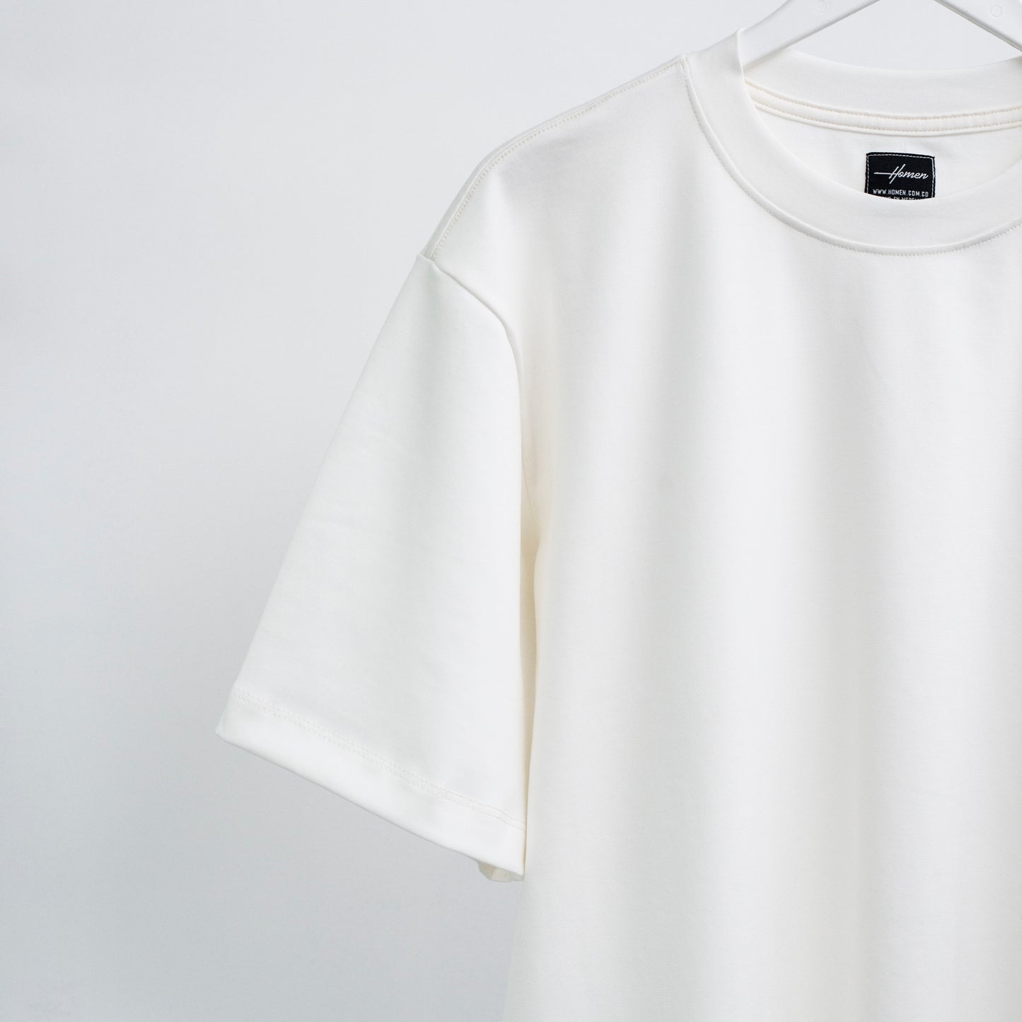 CAMISETA OVERSIZE ULTRA PREMIUM BLANCO HUESO