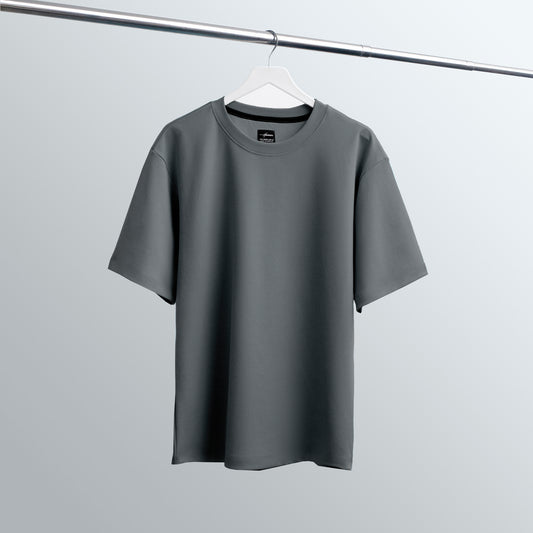 CAMISETA OVERSIZE ULTRA PREMIUM GRIS OSCURO