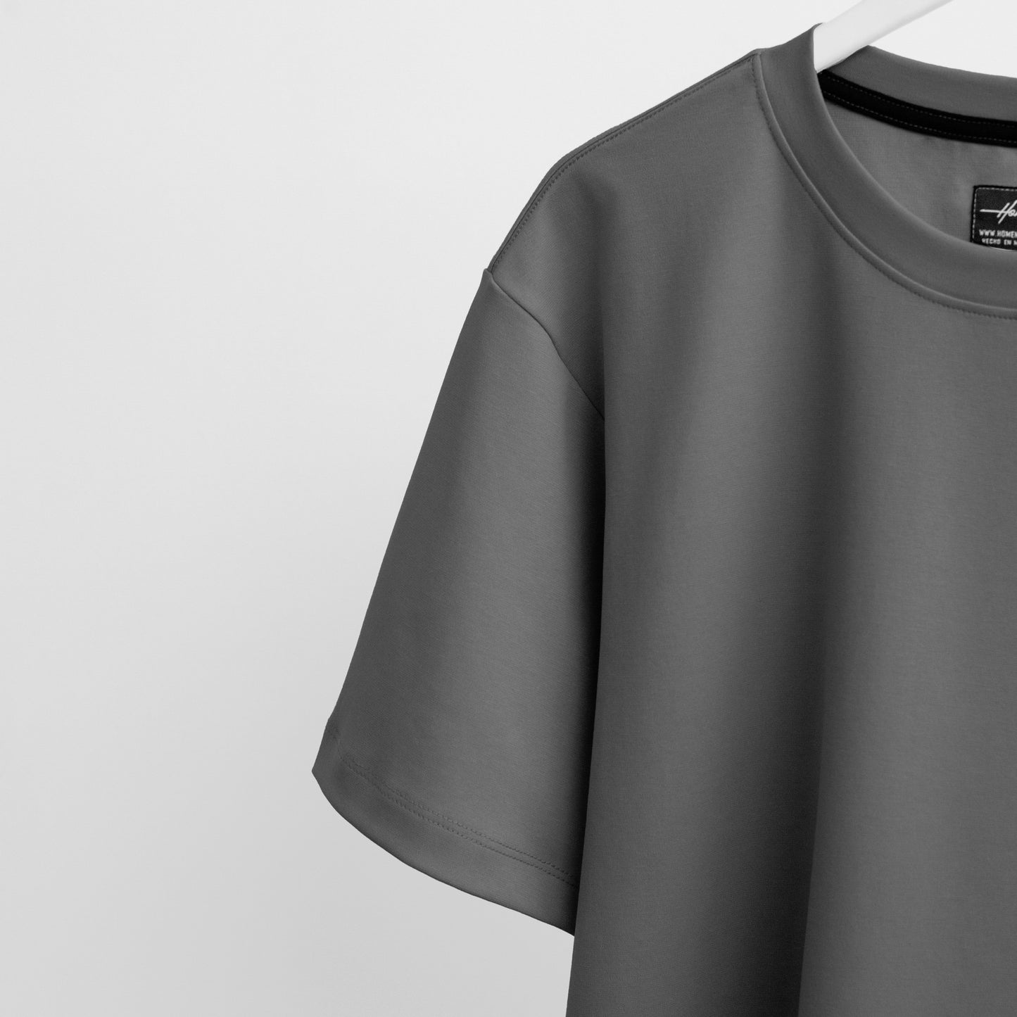 CAMISETA OVERSIZE ULTRA PREMIUM GRIS OSCURO