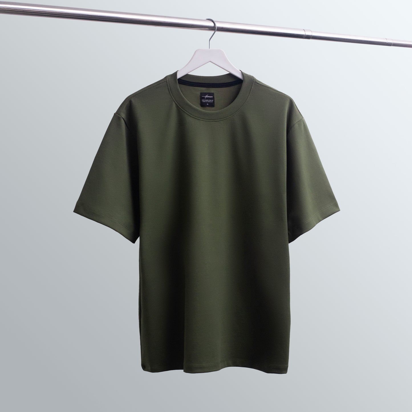 CAMISETA OVERSIZE ULTRA PREMIUM VERDE MILITAR