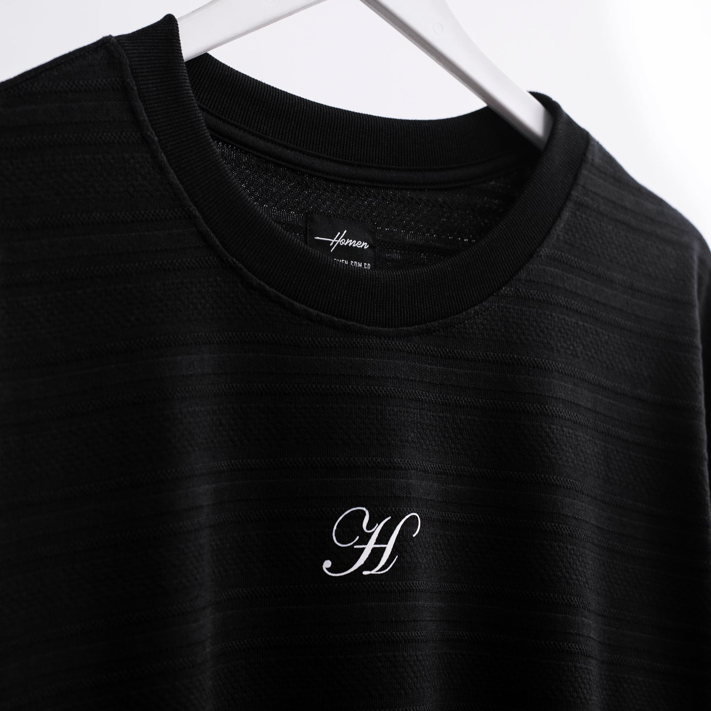 CAMISETA OVERSIZE TEXTURA NATIVA NEGRO