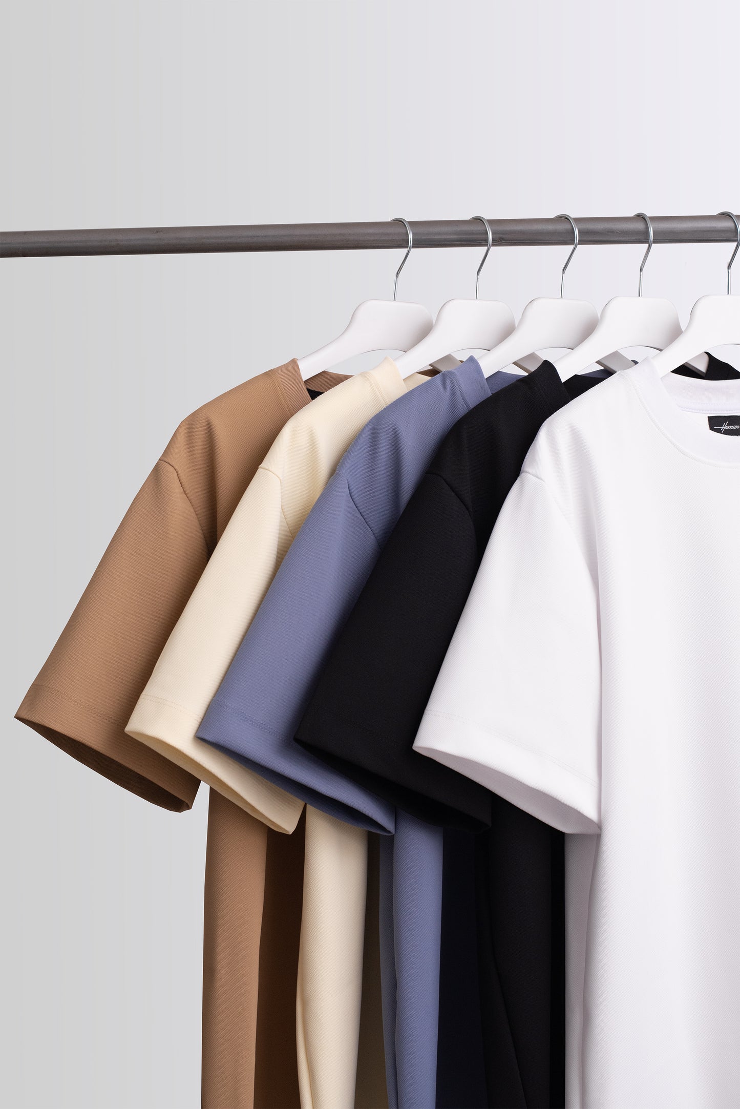 CAMISETAS OVERSIZE CON MINITEXTURA BANANA