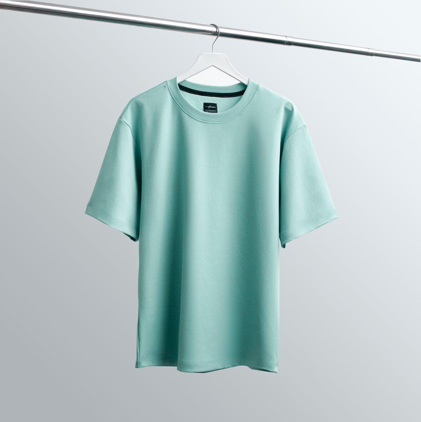 CAMISETA OVERSIZE ULTRA PREMIUM VERDE AGUA