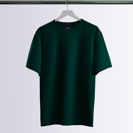 CAMISETA OVERSIZE ULTRA PREMIUM VERDE BOTELLA