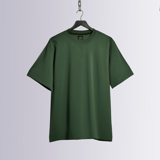 CAMISETA OVERSIZE ULTRA PREMIUM VERDE MILITAR
